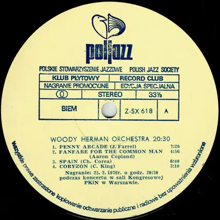 Woody Herman - 20:30