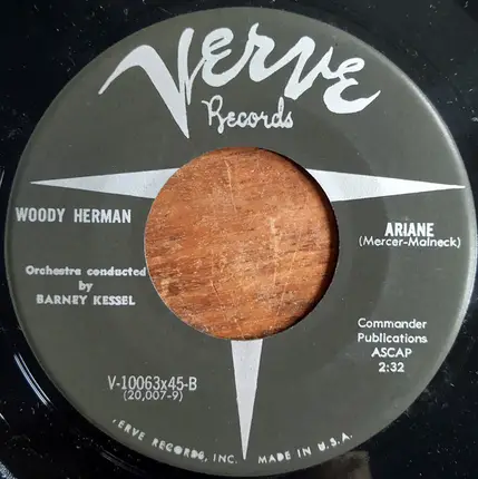 Woody Herman - Love In The Afternoon / Ariane