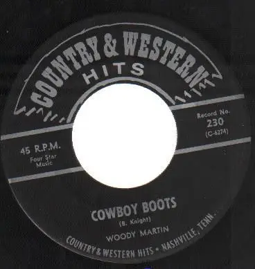 Woody Martin - Cowboy Boots / El Paso