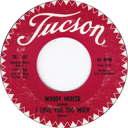 Woody Mercer - Blue Evening Train / I Love You Too Much