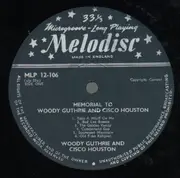 LP - Woody Guthrie, Cisco Houston - Memorial To Woody Guthrie And Cisco Houston