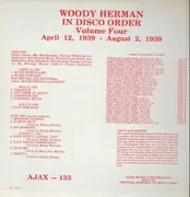 LP - Woody Herman - In Disco Order Vol. 4: April 12, 1939 - August 2, 1939