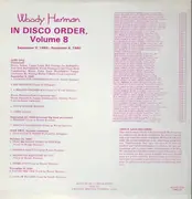 LP - Woody Herman - In Disco Order Vol. 8: September 9, 1940 - November 9, 1940