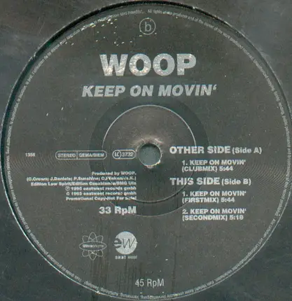 Woop - Keep On Movin'