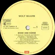 LP - Wolf Maahn & Die Deserteure - Bisse und Küsse