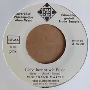 7inch Vinyl Single - Wolf Martis - Liebe Brennt Wie Feuer - Promo