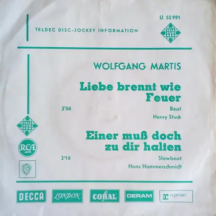 Wolf Martis - Liebe Brennt Wie Feuer