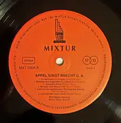 LP - Wolf Appel Singt Bertolt Brecht • David Weber • Kurt Weill • Hanns Eisler • Kurt Tucholsky Am Flüge - Appel Singt Brecht U. A.