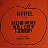 LP - Wolf Appel Singt Bertolt Brecht • David Weber • Kurt Weill • Hanns Eisler • Kurt Tucholsky Am Flüge - Appel Singt Brecht U. A.