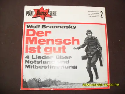 Wolf Brannasky - Der Mensch Ist Gut - 4 Lieder Über Notstand Und Mitbestimmung