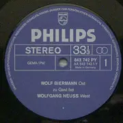 LP - Wolf Biermann - Wolfgang Neuss - Wolf Biermann (Ost) Zu Gast Bei