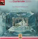 LP - Wolfgang Amadeus Mozart - Così fan tutte - Großer Querschnitt in italienischer Sprache,, Otto Klemperer, New Philharmonia Orchestra London