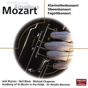Wolfgang Amadeus Mozart - Klarinettenkonzert • Oboenkonzert •  Fagottkonzert (Marriner)