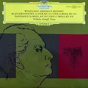 LP - Wolfgang Amadeus Mozart - Wilhelm Kempff - Mozart: Klaviersonaten A-Dur KV 331 A-Moll KV 310 - Fantasien D-Moll KV 397 C-Moll KV 475 - tulip rim