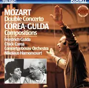 LP - Mozart, Chick Corea, Friedrich Gulda - Double Concerto / Compositions