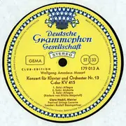LP - Mozart - Konzert Für Klavier Und Orchester C-Dur KV 415 - tulip rim, club edition