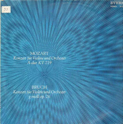 Mozart & Bruch - Konzert Für Violine Und Orchester A-dur KV 219