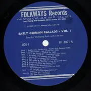 LP - Wolfgang Roth - Early German Ballads - peasants' war songs