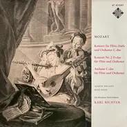 Wolfgang Amadeus Mozart - Münchener Bach-Orchester , Aurèle Nicolet , Rose Stein , Karl Richter - Konzert Für Flöte, Harfe Und Orchester C-dur - Konzert Nr.2 D-dur Für Flöte Und Orchester - Andante