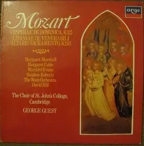 Wolfgang Amadeus Mozart - Vesperae De Dominica, K321 • Litaniae De Venerabili Altaris Sacrament, K243