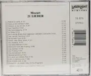 CD - Wolfgang Amadeus Mozart - Mitsuko Shirai , Hartmut Höll - 21 Lieder