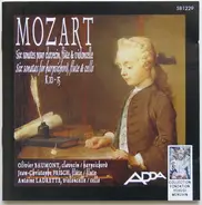 Wolfgang Amadeus Mozart - Olivier Baumont , Jean-Christophe Frisch , Antoine Ladrette - Six Sonates Pour Clavecin, Flûte & Violoncelle