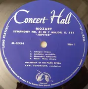LP - Wolfgang Amadeus Mozart - Orchestre National De L'Opéra De Paris , Carl Schuricht - Jupiter-Sinfonie / Prager-Sinfonie