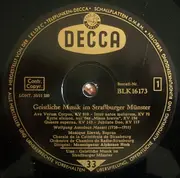 LP - Mozart - Geistliche Musik Im Strassburger Münster