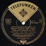 10'' - Mozart - Flötenquartett D-dur, KV 285 / Oboenquartett F-dur, KV 370