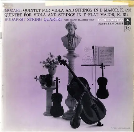 Mozart - Quintet For Viola And Strings In D Major, K. 593 / Quintet For Viola And Strings In E-Flat Major, K