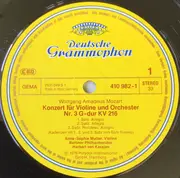 LP - Mozart - Violinkonzerte / Violin Concertos Nos. 3 & 5