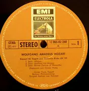 LP - Wolfgang Amadeus Mozart - Berliner Philharmoniker - Karajan Dirigiert Mozart - Bläserkonzerte; Folge 3