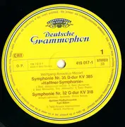 LP - Wolfgang Amadeus Mozart - Berliner Philharmoniker , Karl Böhm - Symphonien Nr. 32 - 35 'Haffner' & 41 'Jupiter'