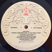 LP - Wolfgang Amadeus Mozart - Dame Moura Lympany , The Virtuosi Of England , Arthur Davison - Piano Concerto No. 21 'Elvira Madigan' - Eine Kleine Nachtmusik