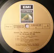 LP - Mozart - Klavierkonzerte Nr. 20 D-moll KV 466 Und Nr. 23 A-dur KV 488