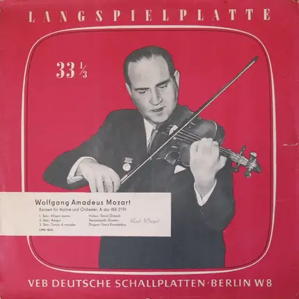 Mozart/ David Oistrach, Staatskapelle Dresden, Franz Konwitschny - Konzert Für Violine Und Orchester, A-dur (KV. 219)