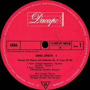 LP - Wolfgang Amadeus Mozart - Dinu Lipatti - Dinu Lipatti 4 - Klavierkonzert Nr. 21 C-Dur; Sonate Nr. 8 A-Moll
