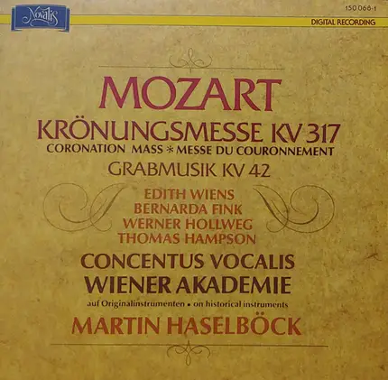 Mozart - Krönungsmesse KV. 317 / Grabmusik KV. 42