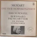 LP - Wolfgang Amadeus Mozart - Erich Penzel , Horn, Wiener Symphoniker , Ltg. Bernhard Paumgartner - Horn-Konzerte D-dur Kv 412 / Es-dur Kv 495 / Es-dur Kv 417 / Es-dur Kv 447 - Microgroove