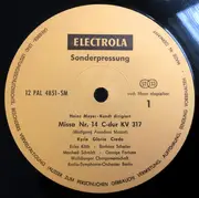 LP - Mozart - Erika Köth / Barbara Scherler , RSO Berlin - Krönungsmesse - Sonderpressung