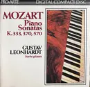 CD - Mozart - Piano Sonatas K. 333, 370, 570
