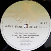 LP - Wolfgang Amadeus Mozart - Géza Anda ⋅ Wiener Symphoniker - Konzerte Für Klavier Und Orchester Nr.20 & 21