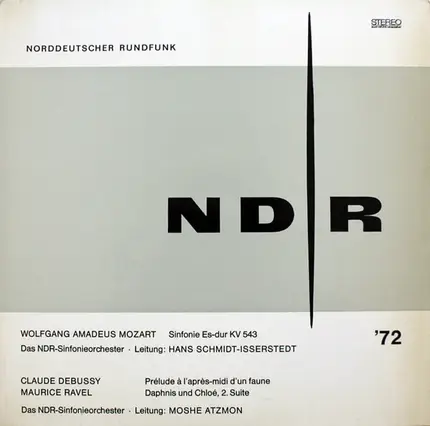 Mozart / Debussy / Ravel - Sinfonie KV 543 / Prélude À L'après-midi D'un Faune / Daphnis Und Chloé, 2. Suite