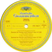 LP - Mozart - Sonaten Für Klavier Und Violine K.296, 305 & 306