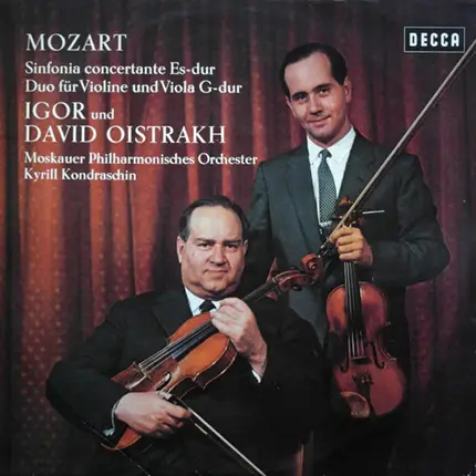 Mozart - Sinfonia Concertante / Duo For Violin and Viola