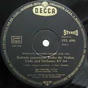 LP - Mozart - Sinfonia Concertante / Duo For Violin and Viola