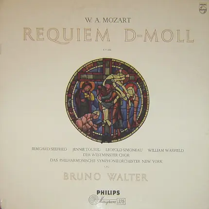Wolfgang Amadeus Mozart - Irmgard Seefried , Jennie Tourel , Leopold Simoneau , William Warfield , - Requiem d-moll KV 626