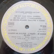 Double LP - Wolfgang Amadeus Mozart - Juilliard String Quartet - The Last Four String Quartets - Box Set