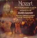 LP - Wolfgang Amadeus Mozart - James Galway , Festival Strings Lucerne , Rudolf Baumgartner - Die Flôtenkonzerte Kv 313/314 + Andante, Kv 315