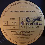 LP - Mozart - Die Flôtenkonzerte Kv 313/314 + Andante, Kv 315